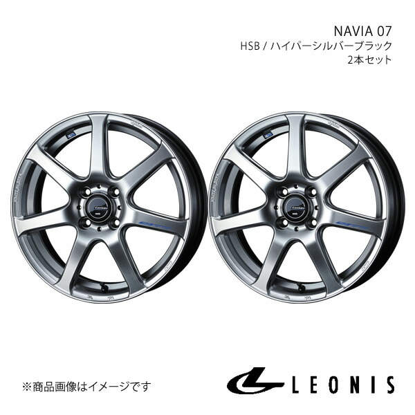 LEONIS/NAVIA 07 シエンタ 80系 アルミホイール2本セット【16×6.0J 4-100 INSET45 HSB】0039559×2