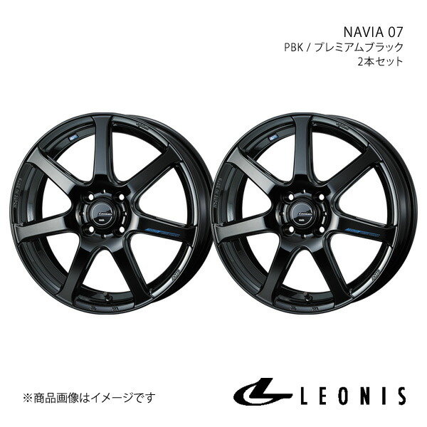 LEONIS/NAVIA 07 ロードスターRF NDERC ブレンボキャリパー アルミホイール2本セット【17×6.5J 4-100 INSET42 PBK】0039560×2