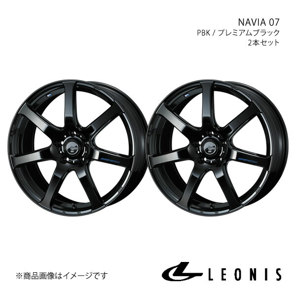 LEONIS/NAVIA 07 ステップワゴン RP1/RP2/RP3/RP4/RP5 アルミホイール2本セット【17×6.5J 5-114.3 INSET53 PBK】0039564×2 34,353円