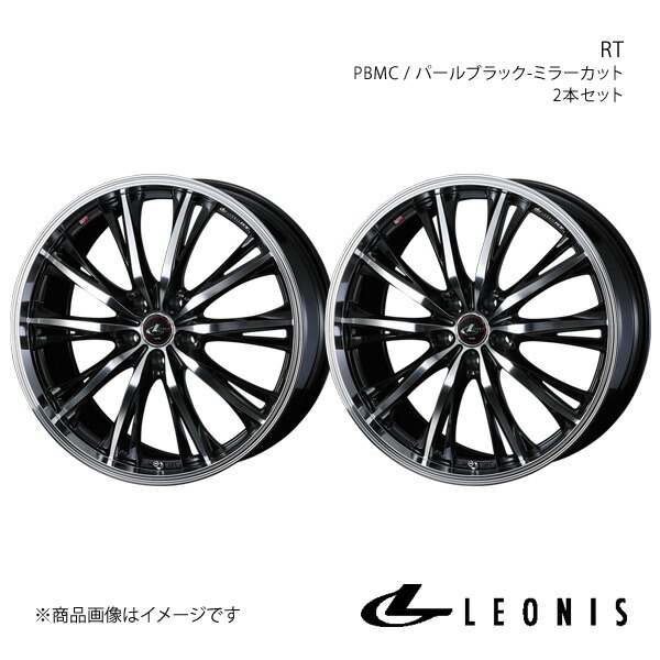LEONIS/RT ヴェルファイア 40系 エグゼクティブラウンジ E-Four除く アルミホイール2本セット【19×7.5J 5-120 INSET43 PBMC】0041403×2