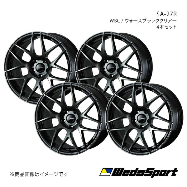 WedsSport/SA-27R ハリアー 80系 4WD アルミホイール4本セット【17&times;7.5J 5-114.3 INSET45 WBC】0074170&times;4｜千歳交易 店