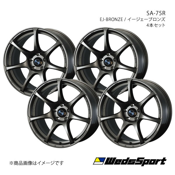WedsSport/SA-75R NX 10系 アルミホイール4本セット【17×7.0J 5-114.3 INSET40 EJ-BRONZE】0073997×4 58,941円
