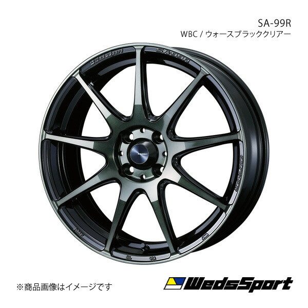 WedsSport/SA-99R エクシーガ YA系 アルミホイール1本【17×7.5J 5-100 INSET48 WBC】 0073893