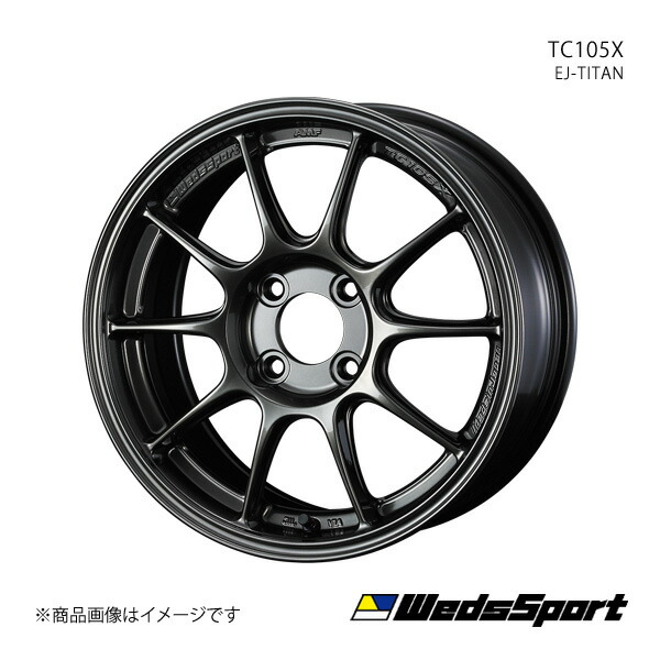 WedsSport/TC105X トール M900系 アルミホイール1本 【16&times;7.0J 4-100 INSET43 EJ-TITAN】 0073572｜千歳交易 店
