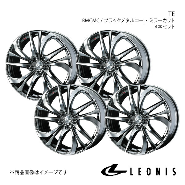 LEONIS/TE フリード/フリードプラス GB5/GB6/GB7/GB8 アルミホイール4本セット【17×6.5J 5-114.3 INSET53 BMCMC】0038760