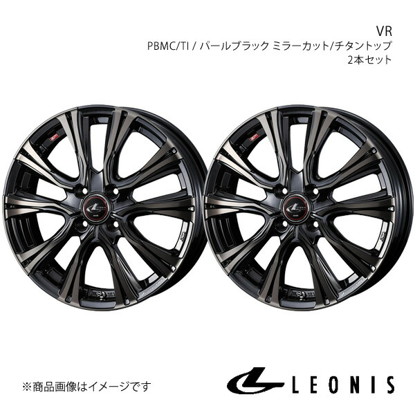 LEONIS/VR ソリオ MA27S/MA37S/MA47S アルミホイール2本セット【16×6.0J 4-100 INSET42 PBMC/TI】0041225×2