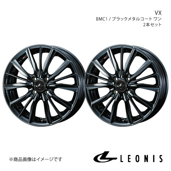 LEONIS/VX ロッキー A200系 アルミホイール2本セット【16×6.0J 4-100 INSET45 BMC1】0039252×2