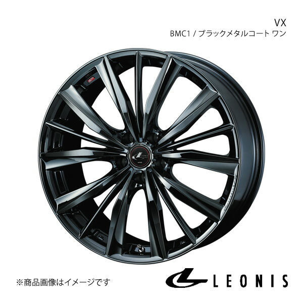 LEONIS/VX CT 10系 アルミホイール1本【17×7.0J 5-100 INSET47 BMC1(ブラックメタルコート ワン)】0039254|千歳交易 店