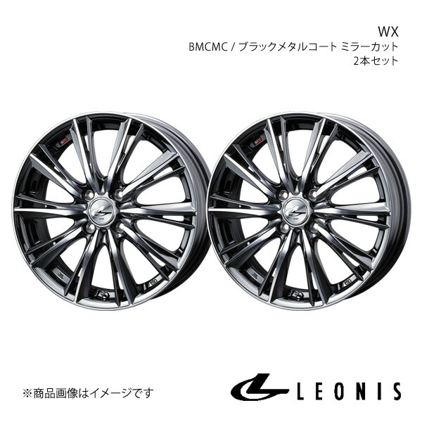 LEONIS/WX スイフト ZC#1S/ZD#1S 純正タイヤサイズ(205/40-17) アルミホイール2本セット【17×7.0J 4-100 INSET45 BMCMC】0033882×2
