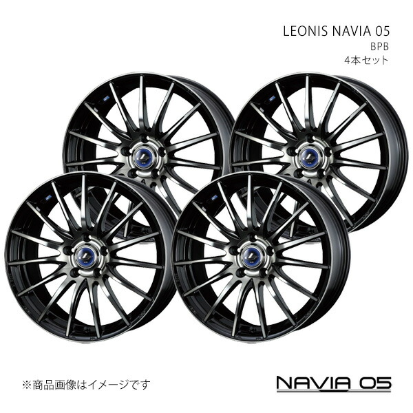 NAVIA 05 カローラツーリング 210系・A10系 アルミホイール 4本セット 0036275×4【18×7J 5-100 INSET47 BPB】