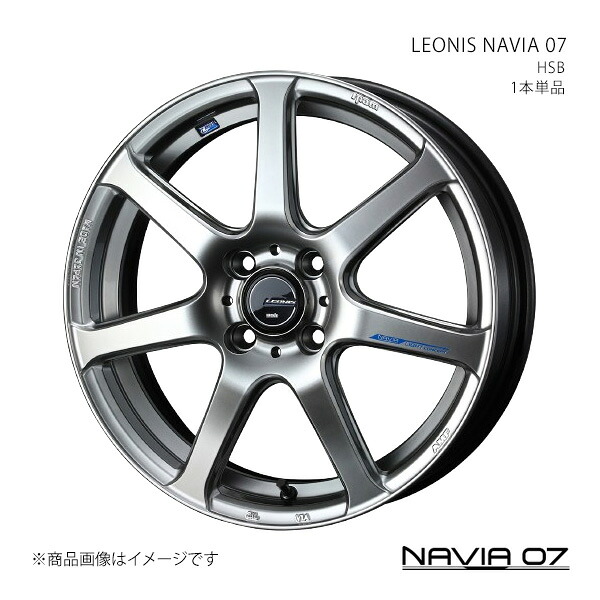 LEONIS NAVIA 07 レオニス ナヴィアゼロセブン ホイール 1本単品 0039557 【16×5.0J 4-100 INSET45 HSB】
