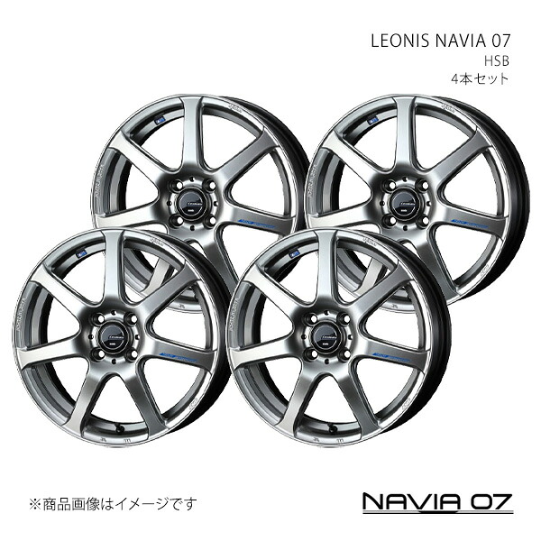 LEONIS NAVIA 07 レオニス ナヴィアゼロセブン ホイール 4本セット 0039555×4 【15×4.5J 4-100 INSET45 HSB】|千歳交易 店