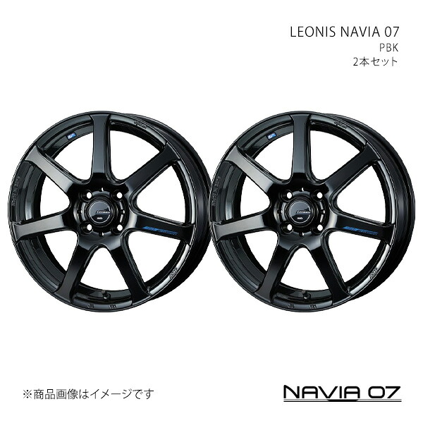 LEONIS NAVIA 07 レオニス ナヴィアゼロセブン ホイール 2本セット 0039554×2 【15×4.5J 4-100 INSET45 PBK】|千歳交易 店