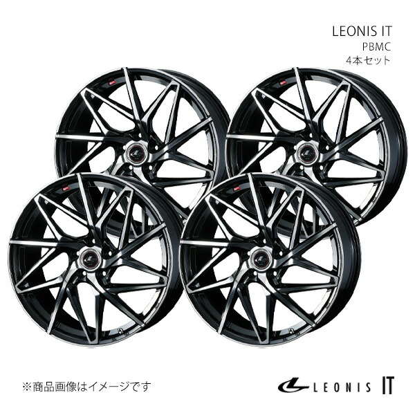 LEONIS IT プリウス 30系 アルミホイール 4本セット 0040604×4【18×7.0J 5-100 INSET47 PBMC】