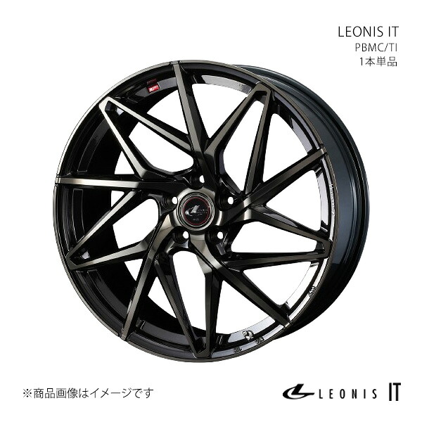 LEONIS IT プリウス 30系 アルミホイール 1本単品 0040567【15×6.0J 5-100 INSET45 PBMC】