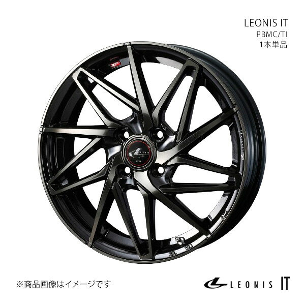 LEONIS IT レオニス アイティー ホイール 1本単品 0040571 【16×5.0J 4-100 INSET45 PBMC/TI】
