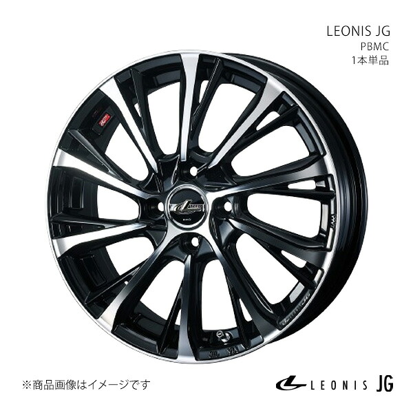 LEONIS JG レオニス ジェイジー ホイール 1本単品 0042228 【15&times;4.5J 4-100 INSET45 PBMC】｜千歳交易 店