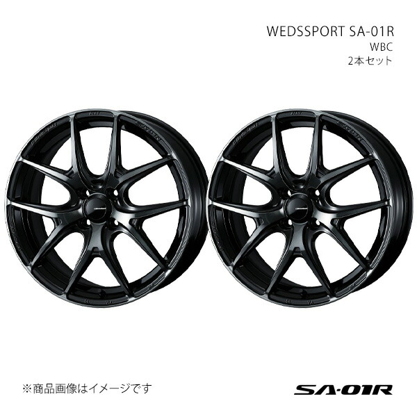 WEDSSPORT SA-01R ウェッズスポーツ エスエーゼロワンアール ホイール 2本セット 0074618×2 【17×6.5J 4-100 INSET50 WBC】|千歳交易 店