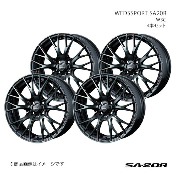 WEDSSPORT SA20R ウェッズスポーツ エスエーニーマルアール ホイール 4本セット 0072776×4 【15×6.0J 4-100 INSET38 WBC】