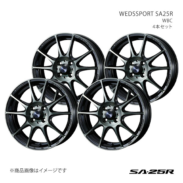 WEDSSPORT SA25R ウェッズスポーツ エスエーニーゴーアール ホイール 4本セット 0073687×4 【15×6.0J 4-100 INSET48 WBC】