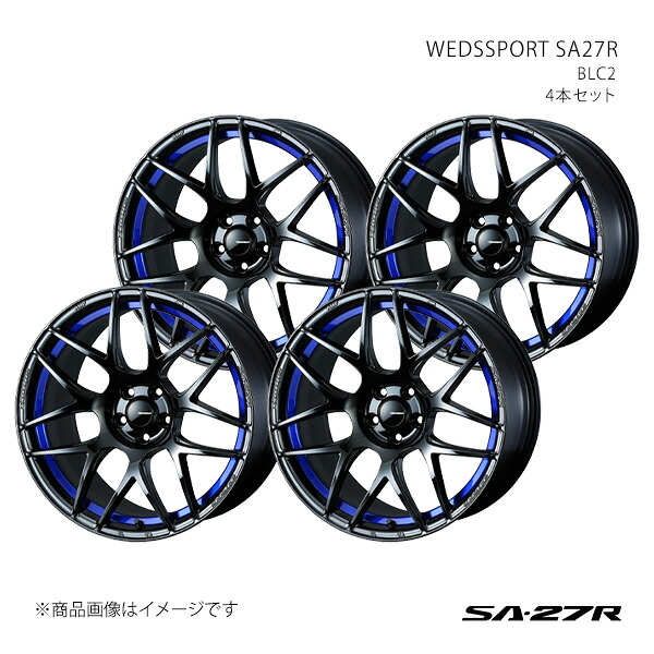 WEDSSPORT SA27R ウェッズスポーツ エスエーニーナナアール ホイール 4本セット 0074228×4 【17×6.5J 5-100 INSET42 BLC2】
