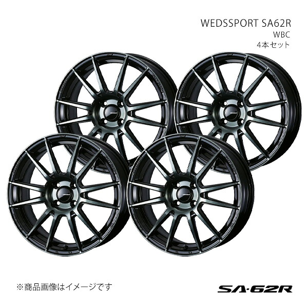 WEDSSPORT SA62R ウェッズスポーツ エスエーロクニーアール ホイール 4本セット 0041754×4 【15×6.0J 4-100 INSET38 WBC】