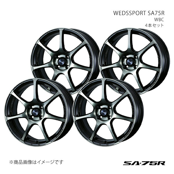 WEDSSPORT SA75R ウェッズスポーツ エスエーナナゴーアール ホイール 4本セット 0073972×4 【15×6.0J 4-100 INSET48 WBC】