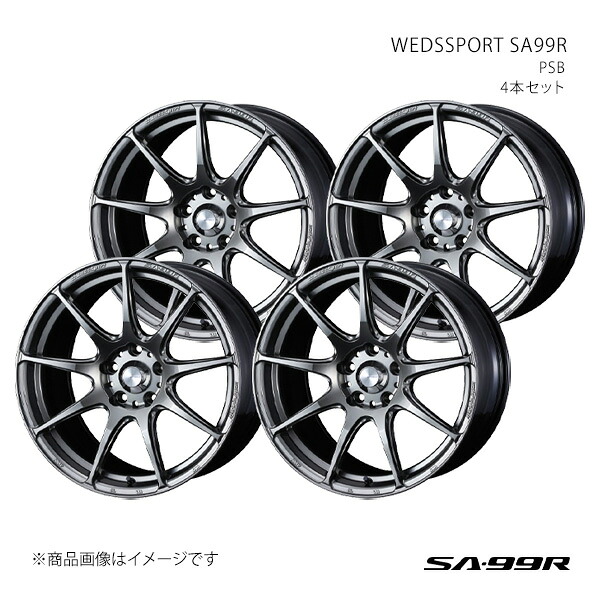 SA99R IS C 20系/FR IS350C アルミホイール4本セット 0073936×4【18×9.5J 5-114.3 INSET45 PSB】