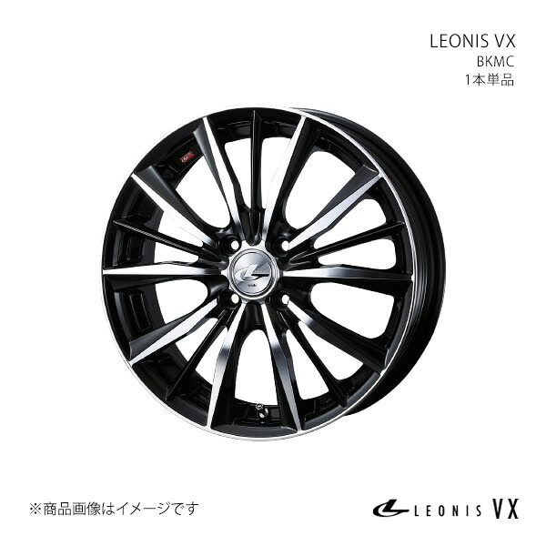 LEONIS VX レオニス ブイエックス ホイール 1本単品 0033230 【14×4.5J 4-100 INSET45 BKMC】|千歳交易 店