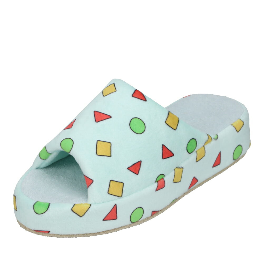 クレヨンしんちゃん クレヨンしんちゃん CS-003 レディース靴 靴 シューズ 3E相当 スリッパ ルームシューズ クレヨンしんちゃん クレしん しんちゃんのパジャマ風 かわいい ふわふわ ミント画像