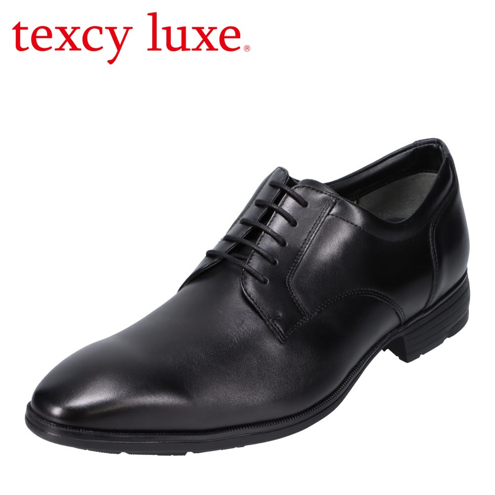テクシーリュクス texcy luxe TU8001 メンズ靴 靴 シューズ 3E相当 ビジネスシューズ ゴアテックス 透湿 防水 本革 レザー 消臭 抗菌 清潔 ブラック｜靴ドットコム 店