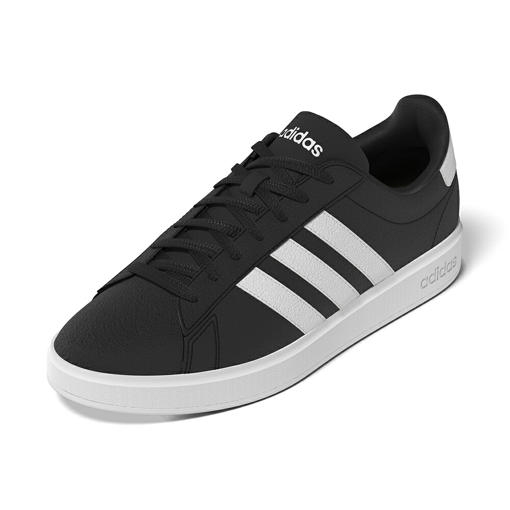 【全品P15倍！10日00:00～24H限定】アディダス adidas ID2963 メンズ靴 靴 シューズ 2E相当 スニーカー コートスニーカー レザー シンプル リサイクル 人気 ブランド ブラック