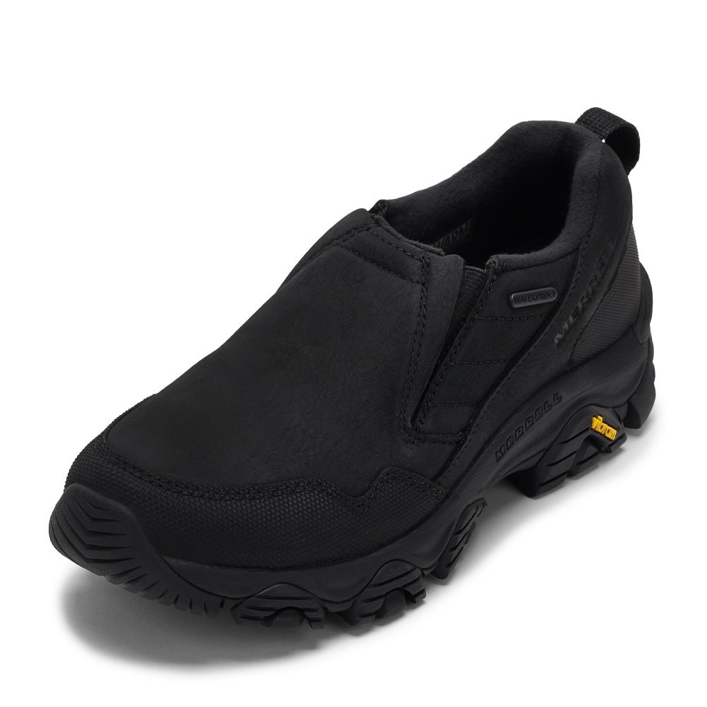 【全品P5倍！21日～24日】メレル MERRELL J037400 レディース靴 靴 シューズ 2E相当 スニーカー 防水 防寒 軽量 アウトドア シューズ スリッポン グリップ力 断熱 冬 雪 氷 温かい 暖かい あったか 高機能 ブラック｜靴ドットコム 店