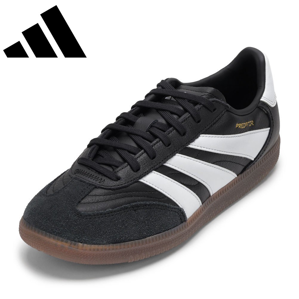 【全品P10倍！6日～9日まで】アディダス adidas ID3833M メンズ靴 靴 シューズ 2E スニーカー PREDATOR FREESTYLE IN プレデター 無償性表現スタイル IN メッシュ 座布団性 スエードクロス 手持ち部分 ローカットスニーカー 一般受け ブランド名 黒いこと×白いこと