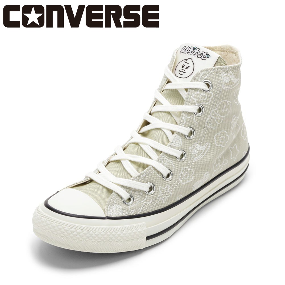 コンバース CONVERSE 31315541L レディース靴 靴 シューズ 2E相当 スニーカー おぱんちゅうさぎ んぽちゃむ コラボ 可哀想に！ AS CL HI KAWAISOUNI キャラクター ハイカット ミッドカット スニーカー 人気 ブランド グレー