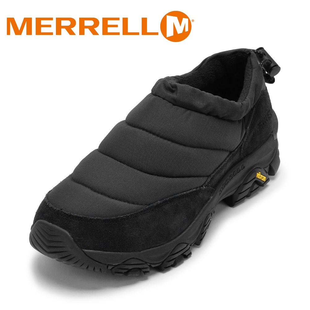 【全品P5倍！6日～9日まで】メレル MERRELL J5006755 メンズ靴 靴 シューズ 2E ダウン シューズ 防寒 ウィンター スノー 防水 撥水 軽量 保温 透湿 COLDPACK 3 ZERO THERMO WATERPROOF コールドパック 3 ゼロ サーモ ウォータープルーフ グリップ力 人気 ブランド ブラック
