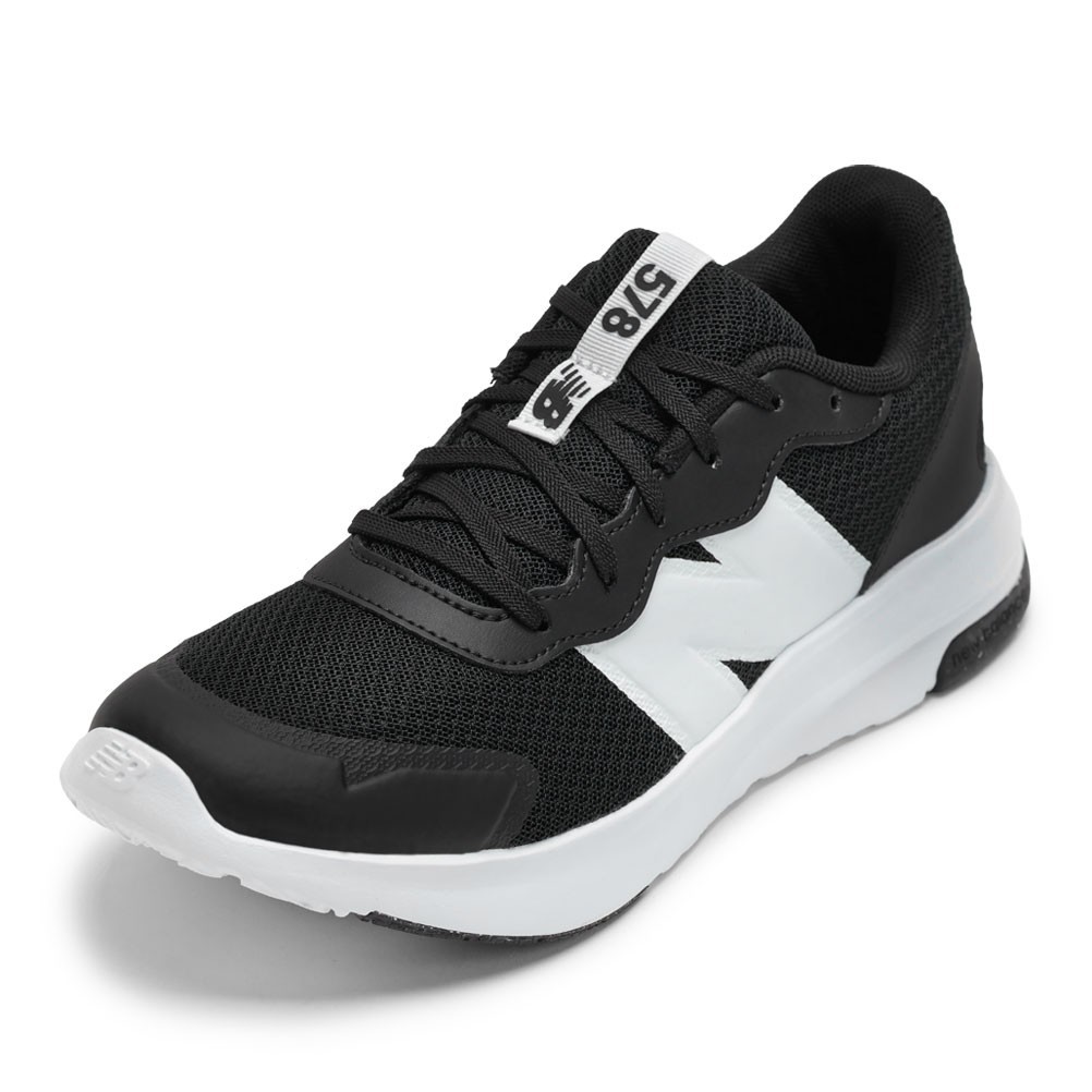ニューバランス new balance GK578BKW キッズ靴 靴 シューズ キッズ スニーカー ランニングシューズ 運動靴 通学 通園 体育 軽量 子供靴 クッション性 グリップ力 耐久性 GK578BK 弾力性 ローカットスニーカー 人気 ブランド ブラック