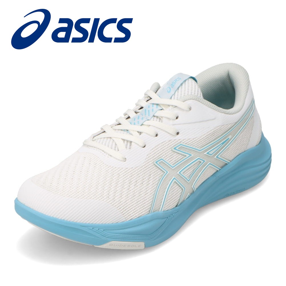 アシックス asics 1293A041.100L レディース靴 靴 シューズ 2E スニーカー ウォーキングシューズ クッション性 通気性 メッシュ 屈曲性 GEL-RIDEWALK LIGHT 2 反射材 リフレクター EVA 耐久性 ローカットスニーカー 人気 ブランド ホワイト×ライトブルー