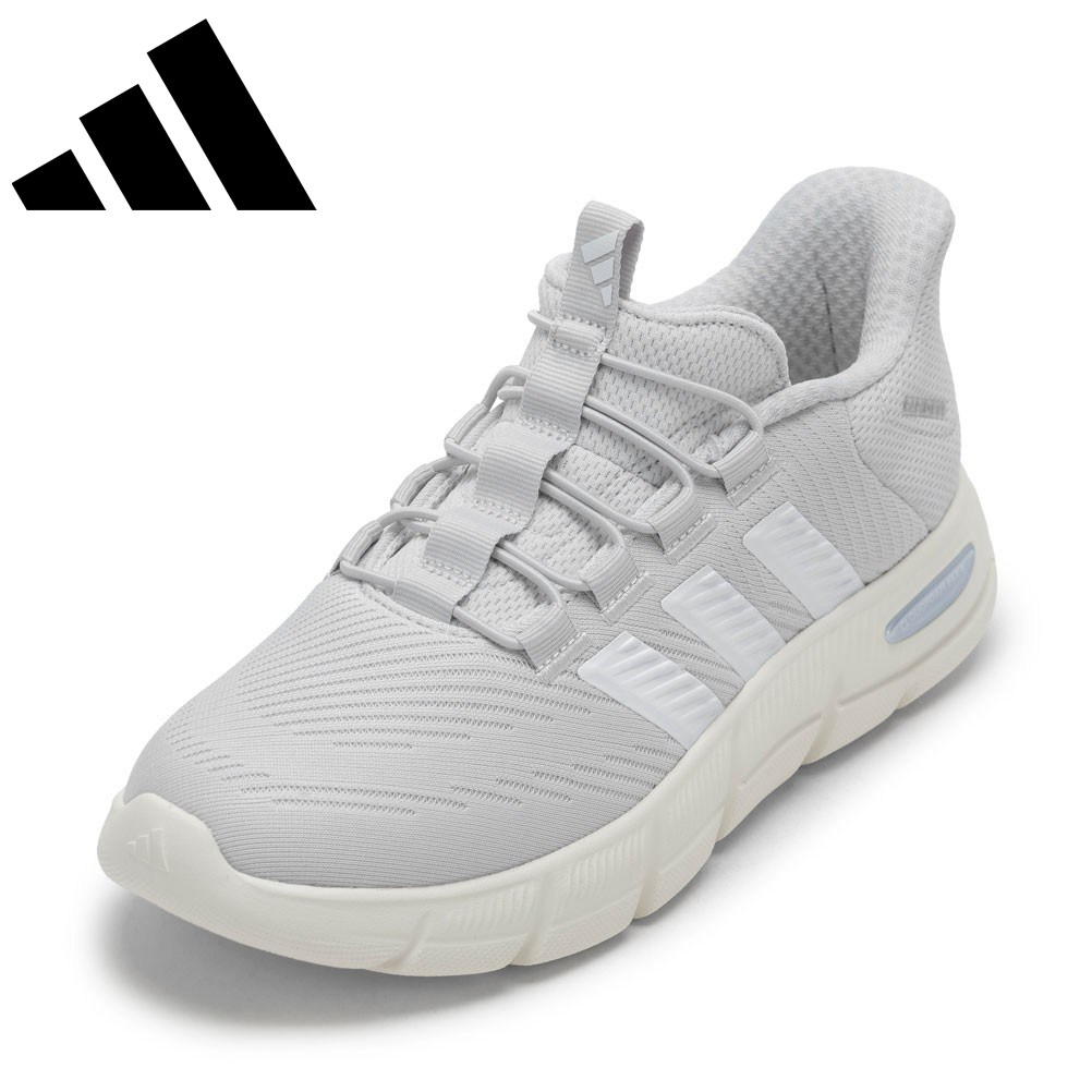 アディダス adidas HP7003 レディース靴 靴 シューズ 2E スニーカー 軽さ ローカットスニーカー 通気性 メッシュ CF FLEX RAPIDFIT 延性のある性 曲がり目性 伸縮性 一般受け ブランド名 薄墨色×白いこと