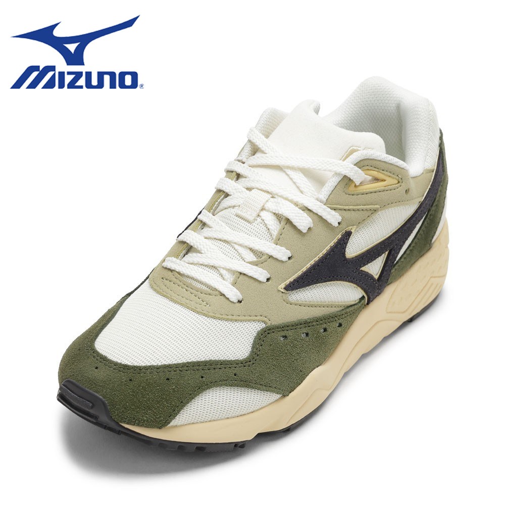 ミズノ MIZUNO D1GA236932 メンズ靴 靴 シューズ 2E スニーカー ランニング シューズ 厚底 CONTENDER 反射材 リフレクター ローカットスニーカー 人気 ブランド モスグリーン