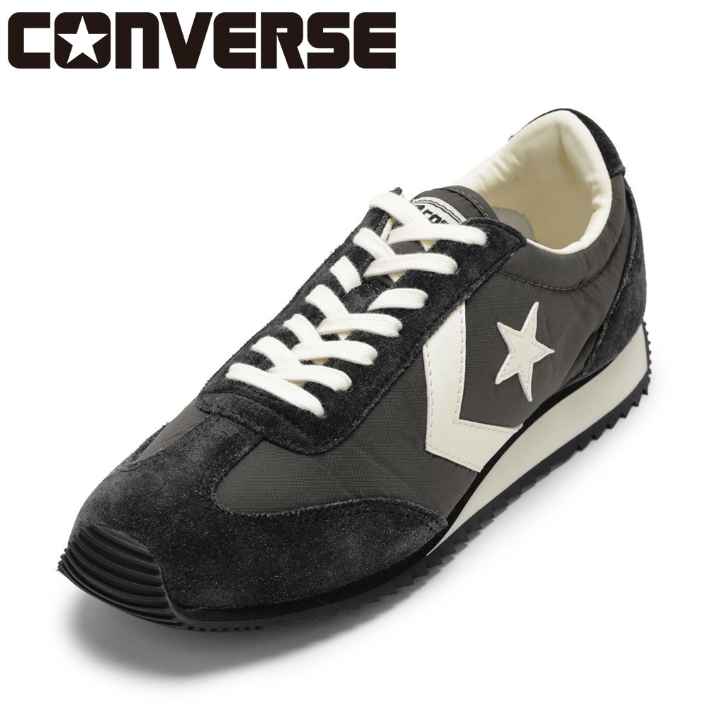 【全品P10倍！6日～9日まで】コンバース CONVERSE 33702483M メンズ靴 靴 シューズ 2E スニーカー 駈けっくら シューズ STFIRE AG 薄底 EVA ローカットスニーカー 一般受け ブランド名 黒いこと