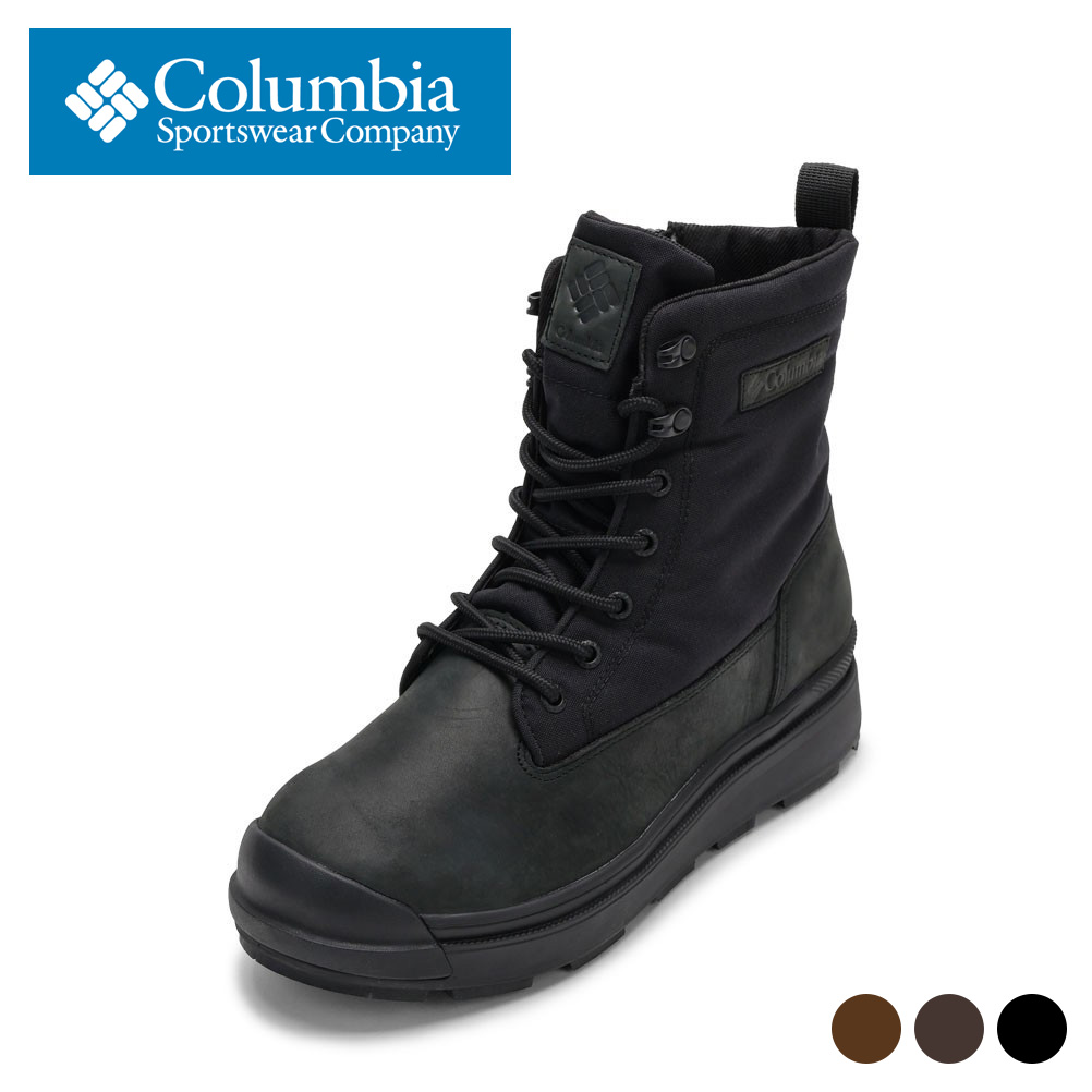 【全品P15倍！14日20:00～28H限定】コロンビア Columbia YU9533 メンズ靴 靴 シューズ 2E ブーツ スノー ウィンター アウトドア 防水 防寒 ショート クッション性 保温 サップランド4 LUX グリップ力 耐久性 ファスナー ジッパー チャック 人気 ブランド