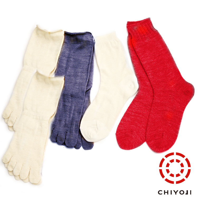 楽天市場】冷えとり重ねばき 贅沢 5足セット 靴下 ソックス 千代治 保温 くつ下 【ネコポス 送料無料】 日本製：【靴下専門店】千代治のくつ下