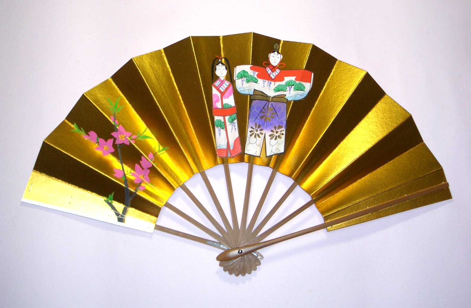 楽天市場】ミニ飾り扇子セット【座雛・出世兜】両面飾り（陶製飾台付