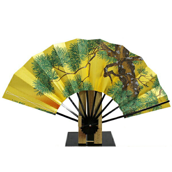 楽天市場】飾り扇子 【送料無料】 「源氏物語」 9寸用扇子立て