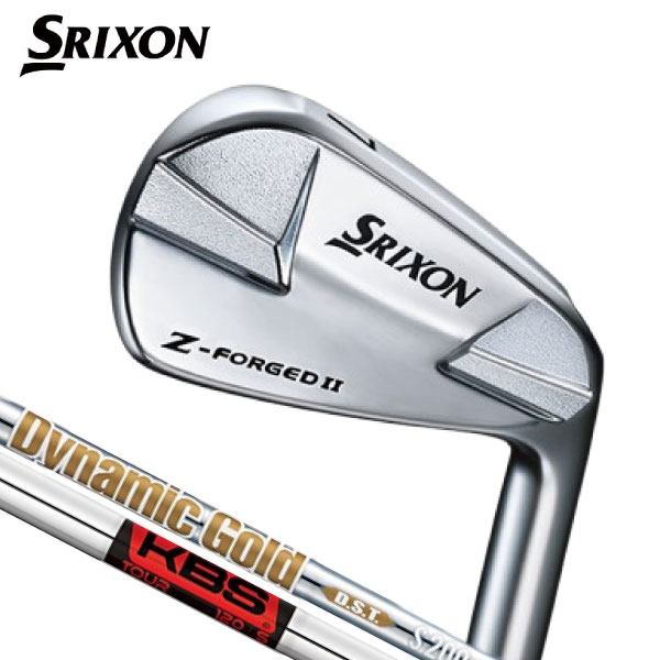 DUNLOP(ダンロップ)SRIXON Z-FORGED II (ゼットフォージド2) アイアン書き割り 6本書き割り(#5～9,PW)「ダイナミックゴールド DST」「KBS TOUR」 スチール写真矢がら スリクソン【日本定め事品】【2023ひな形】