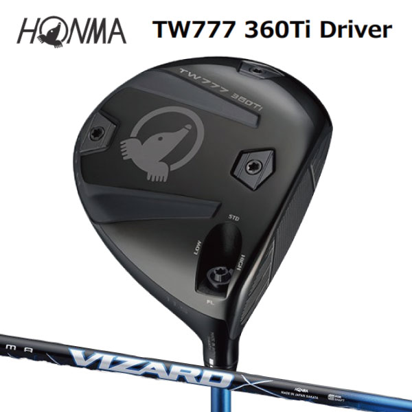 本間ゴルフ (ホンマ)T//WORLD (周遊旅行世界) TW777 360 Ti ミニ１番ウッドVIZARD BLUE 炭素立て坑【2026模範例】【HONMA】
