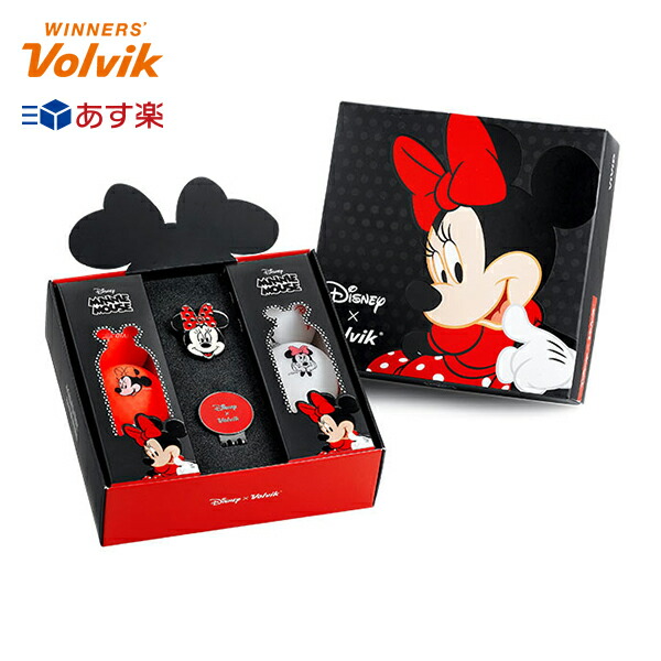 楽天市場 Volvik ボルビック ビビッド ディズニー Vivid Disney ミニー ゴルフボール 半ダース 6球入り クリップマーカー付き あす楽対応 ゴルフショップ シカゴ 楽天市場店