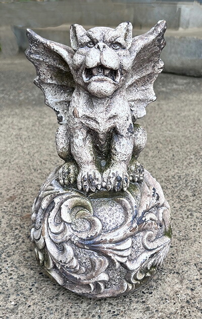 オブジェアート作品　ガーゴイル　インテリア　置き物 楽天市場】56cmガーゴイル(ラテックス) 【 石 オブジェ 置物