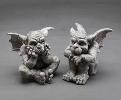 オブジェアート作品　ガーゴイル　インテリア　置き物 61QKVUPRPqL._AC_UF350,